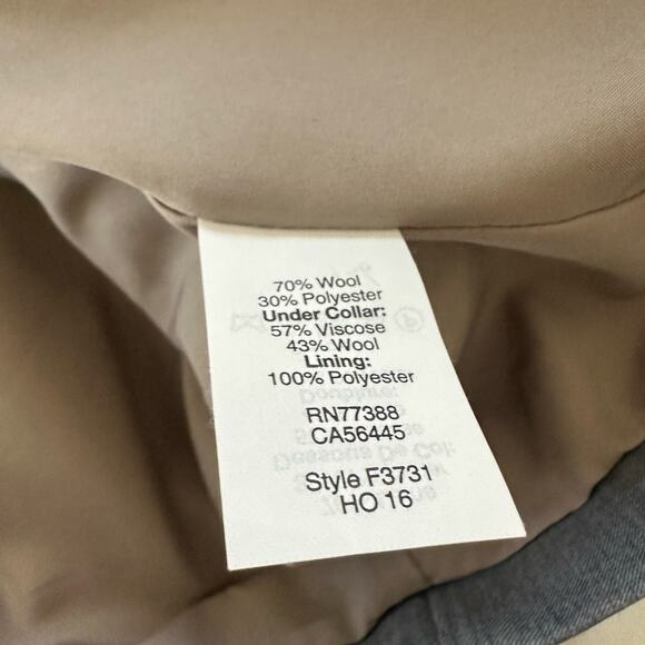 J CREW FACTORY Womens Blazer Single Breasted Wool Blend Pockets Career Office 18 - Picture 7 of 12